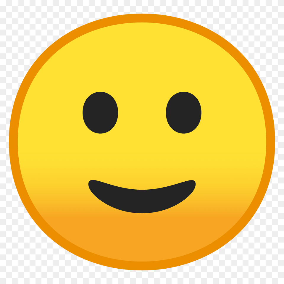 Slightly Smiling Face Emoji Clipart, Nature, Outdoors, Sky, Ball Free Png Download