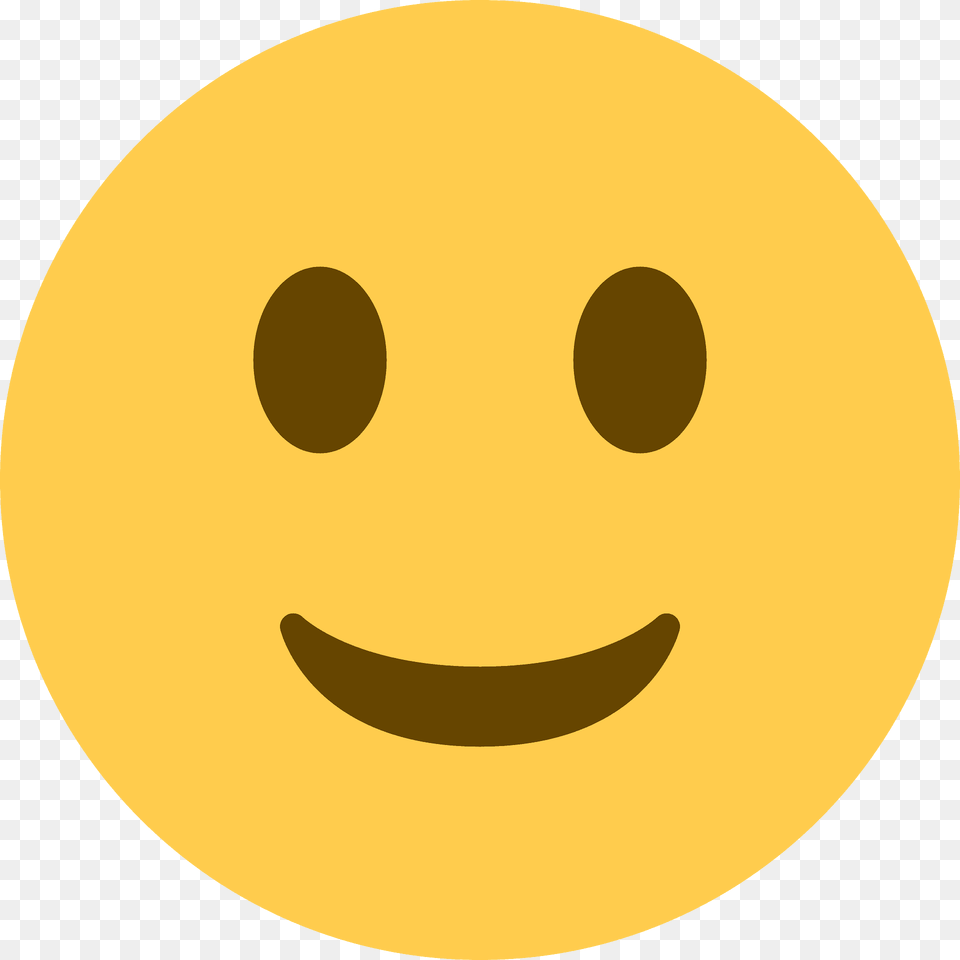 Slightly Smiling Face Emoji Clipart, Astronomy, Moon, Nature, Night Free Png