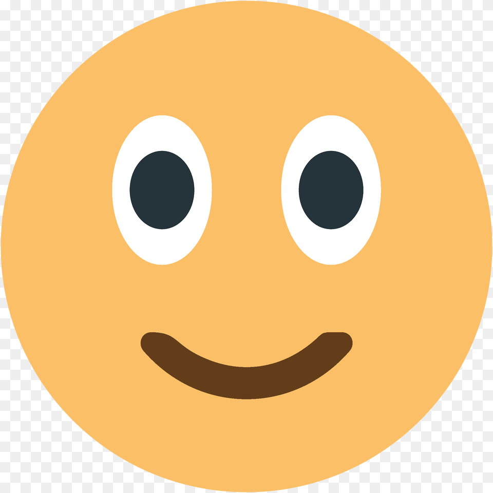 Slightly Smiling Face Emoji Clipart, Astronomy, Moon, Nature, Night Free Png Download