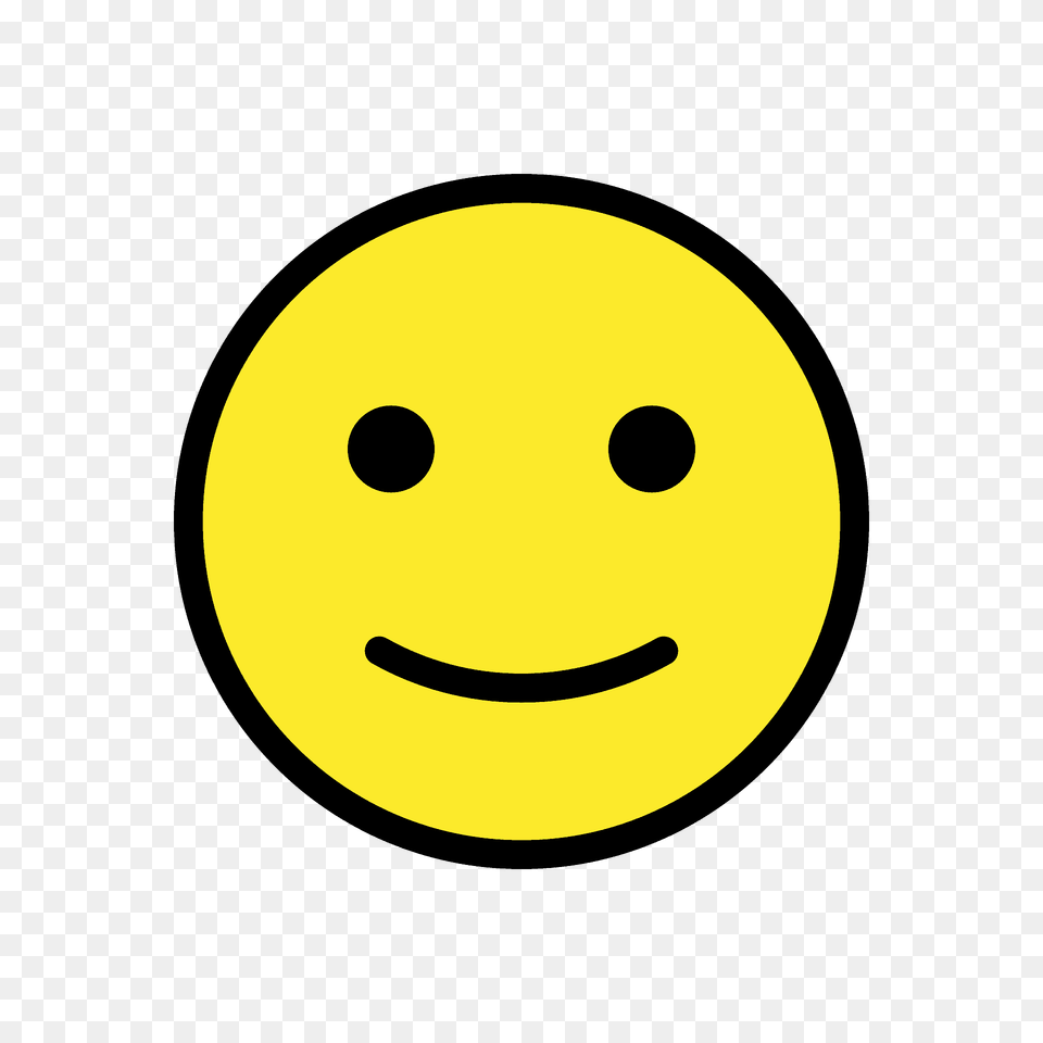 Slightly Smiling Face Emoji Clipart, Astronomy, Moon, Nature, Night Png Image
