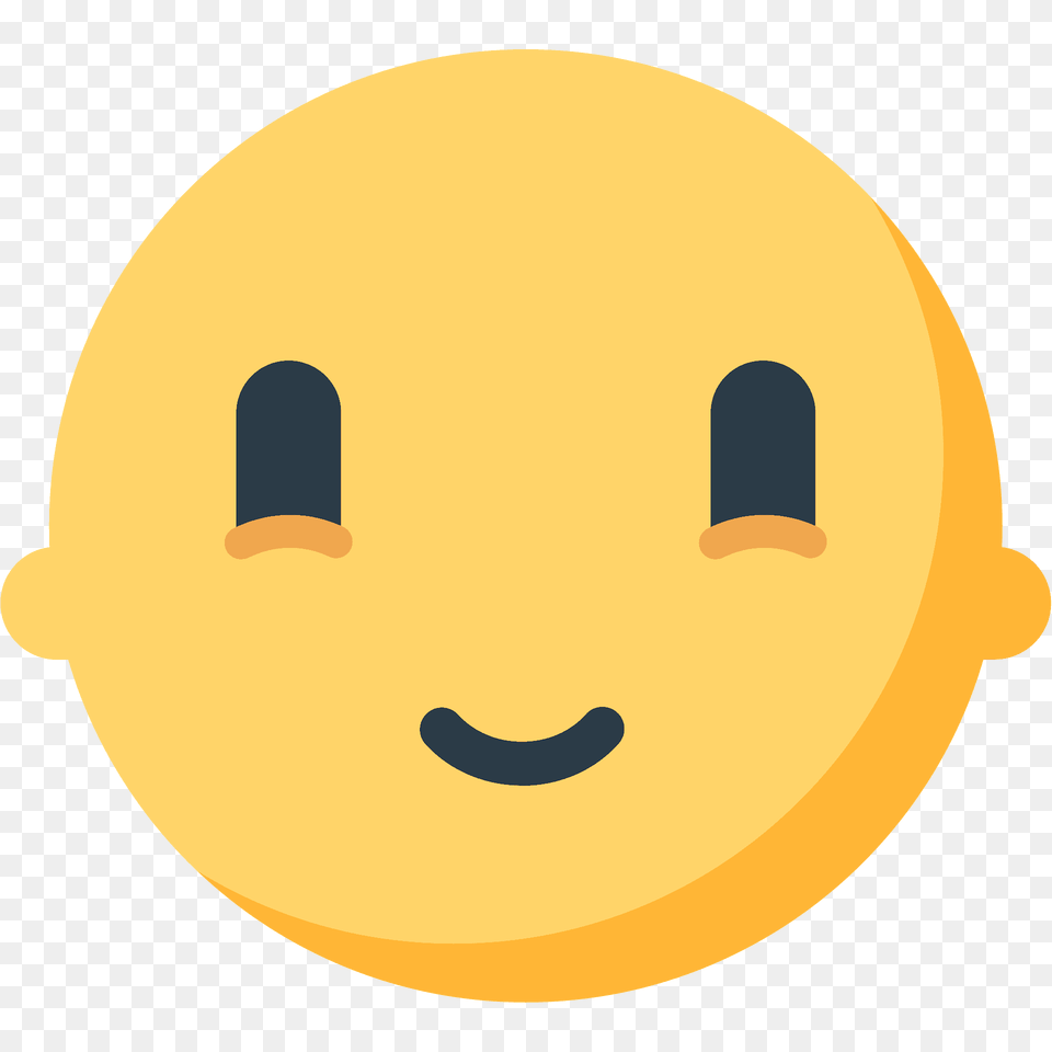 Slightly Smiling Face Emoji Clipart, Astronomy, Outdoors, Night, Nature Free Png
