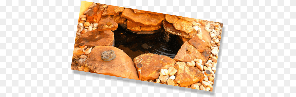 Slightly Underground Beneath Rocks That Hide It From Rising Sun Landscaping Amp Maintenance, Nature, Outdoors, Pond, Rock Png