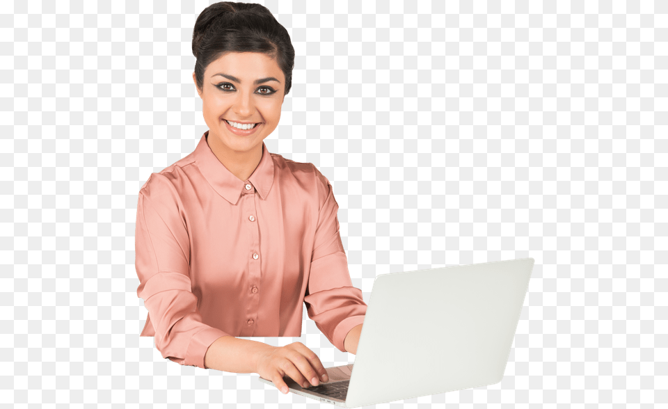 Slim Asian Photos Pictures Sitting, Computer, Electronics, Pc, Laptop Free Png
