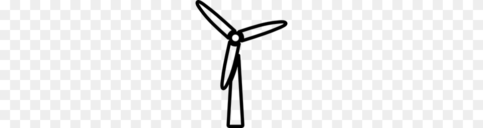 Slim Icons Wind Turbine Tools And Utensils Windmill Tool, Gray Png Image