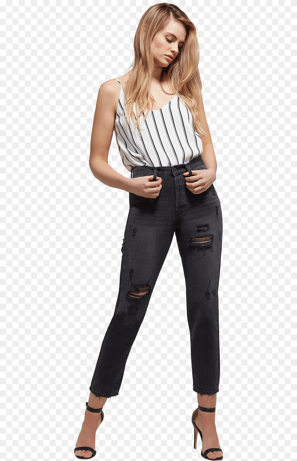 Slim Straight Jean In Colour Caviar Photo Shoot, Clothing, Pants, Jeans, Adult Png Image