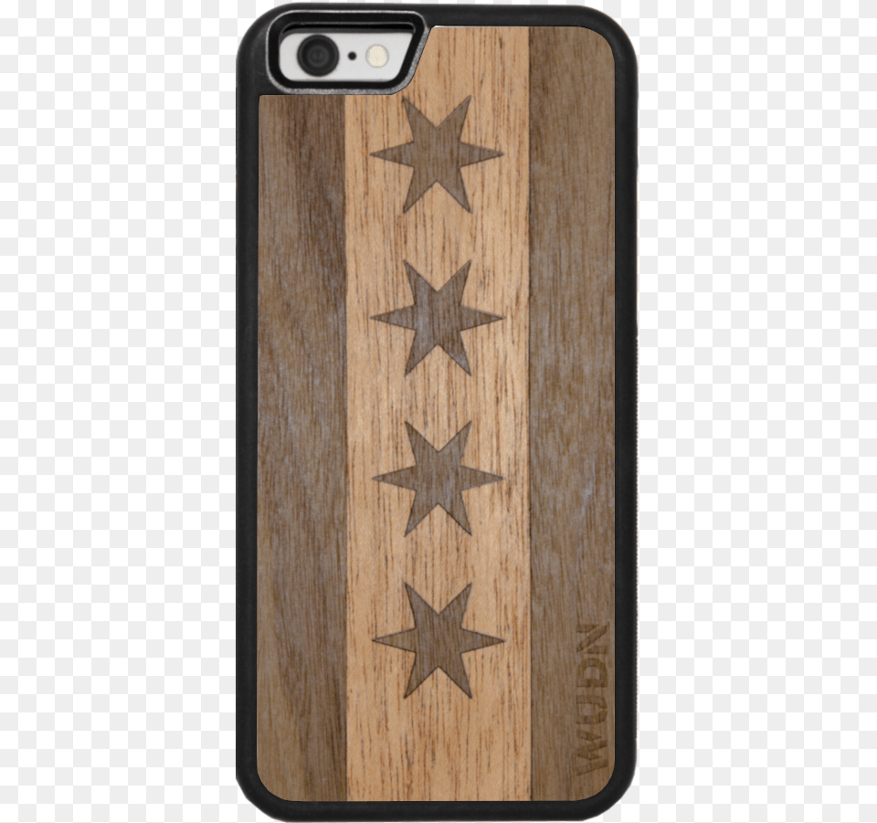 Slim Wooden Phone Case Phone Case Chicago Flag, Electronics, Wood, Mobile Phone Free Transparent Png