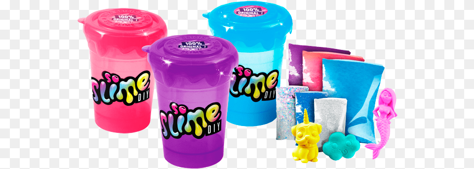 Slime 3 Pack De Agitadores Que Cambian De Color So Slime Diy Slime Shaker Color Change, Cup, Disposable Cup, Face, Head Png