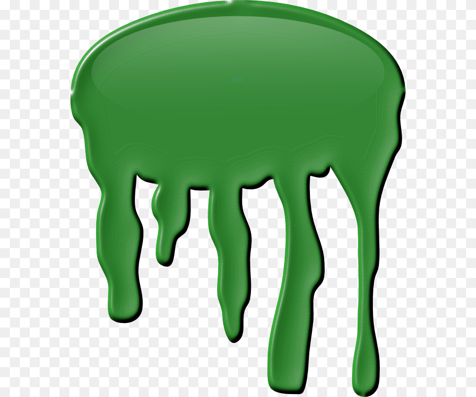Slime Clipart, Green, Furniture Free Png Download
