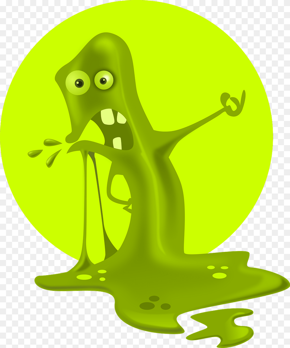 Slime Molds Clipart, Green, Alien, Animal, Fish Png Image