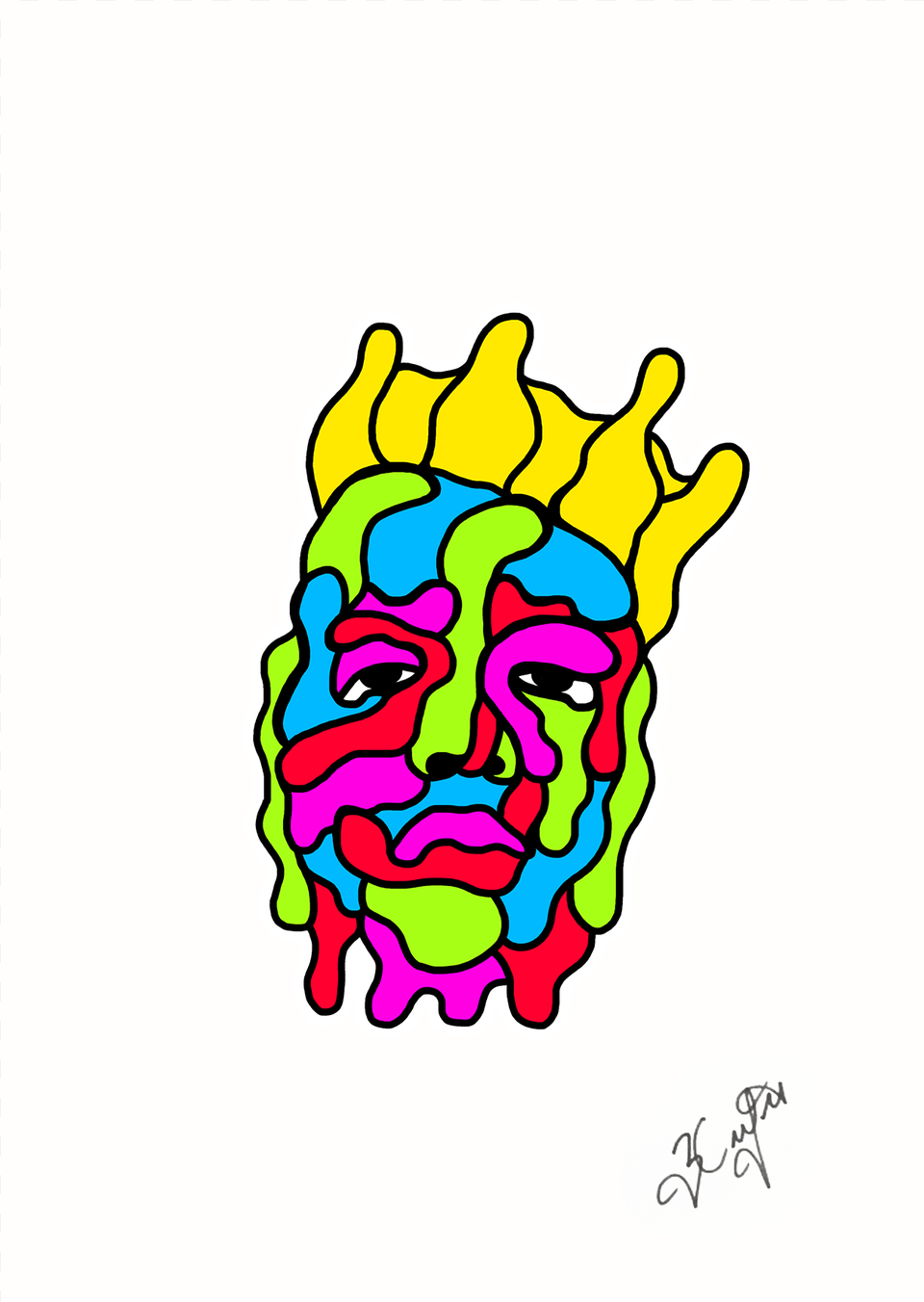 Slime Notorious B Art, Doodle, Drawing, Face, Head Free Png