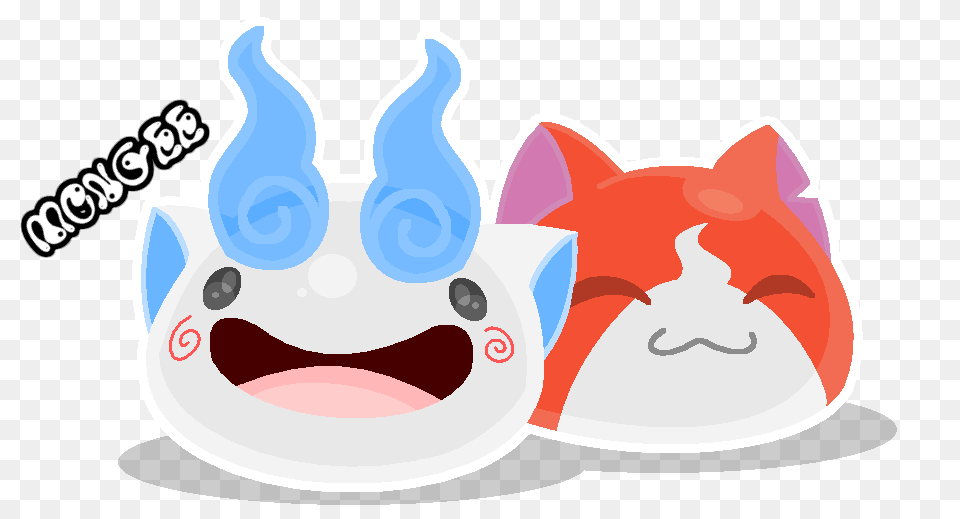 Slime Rancher Komasan And Jibanyan Slimes, Plush, Toy Png Image