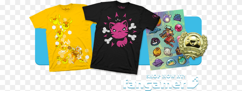 Slime Rancher Merchandise Illustration, Clothing, T-shirt, Shirt, Accessories Png Image