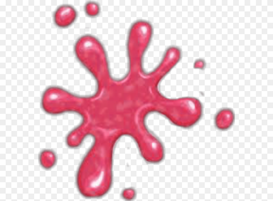 Slime Red Pink Neon Circle Tlumblr Slime, Stain Png