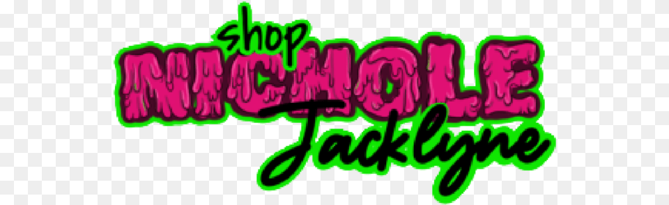 Slimebyjacklyne Nichole Jacklyne Logo De Slime, Green, Purple, Dynamite, Weapon Free Png