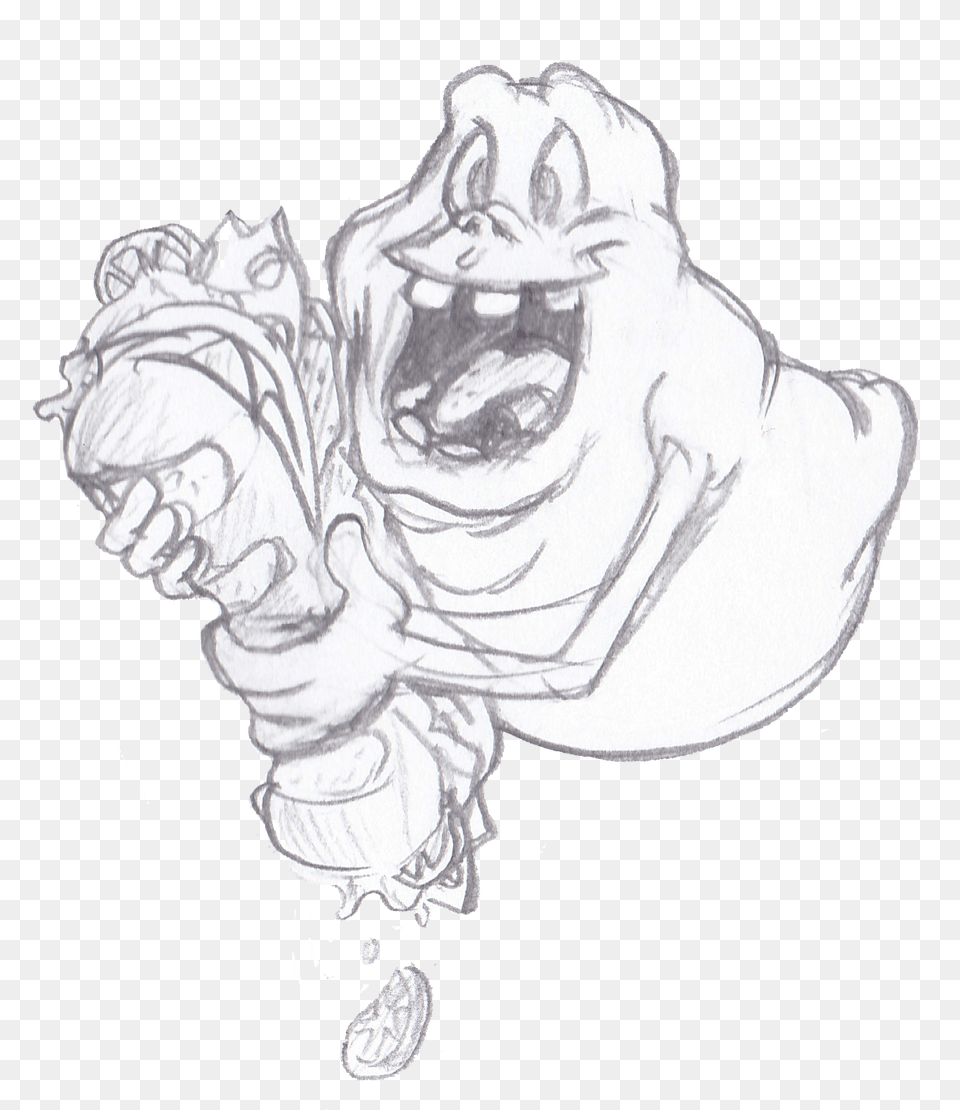 Slimer Advertisements Illustration Slimer Black And White, Art, Woman, Person, Female Free Transparent Png