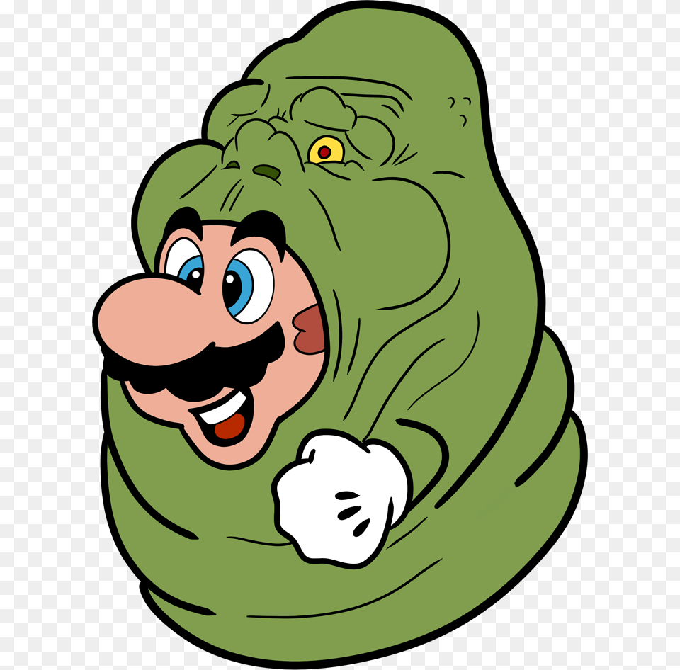 Slimer Drawing Cartoon Clipart Super Mario Bros 3 Cat, Baby, Person, Face, Head Png