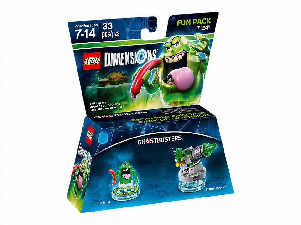 Slimer Fun Pack Lego Dimensions New, Advertisement, Poster, Gum Free Png