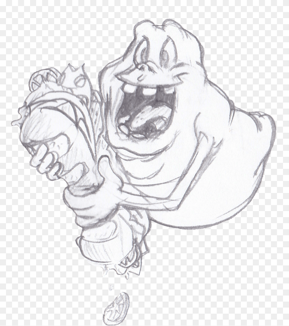 Slimer Slimer Black And White, Art, Accessories, Person, Female Free Transparent Png