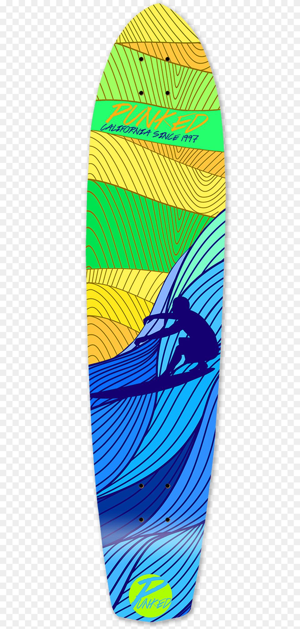 Slimkick Longboard Deck Skateboard Deck, Water, Surfing, Leisure Activities, Sport Free Transparent Png
