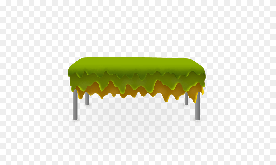 Slimy Green Fantasy Desk Clipart, Furniture, Canopy Png