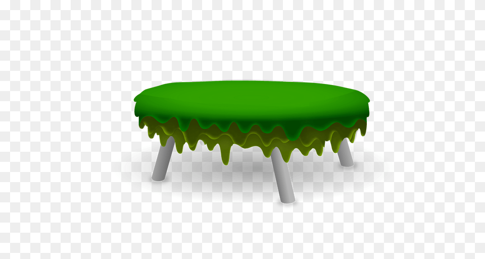 Slimy Green Fantasy Table Clipart, Furniture, Coffee Table Free Transparent Png