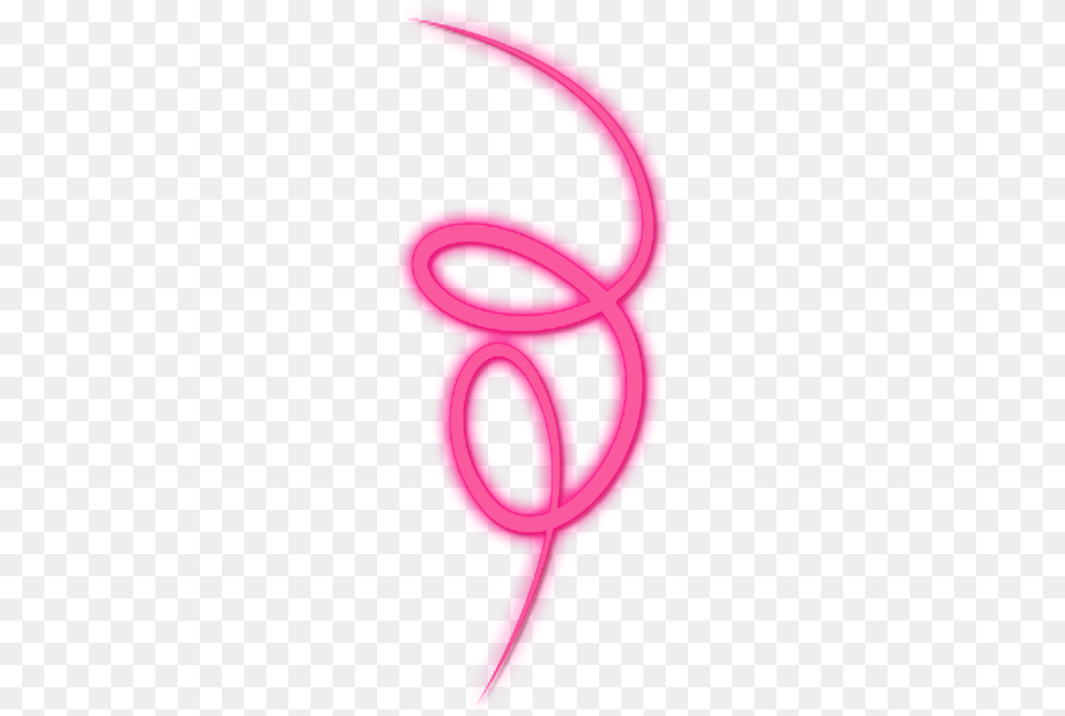 Sline Lines Neon Spiral Squigglehanddrawn Calligraphy, Light, Smoke Pipe Png