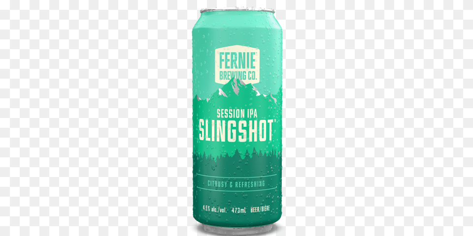 Slingshot Session Ipa Fernie Brewing Company, Can, Tin, Alcohol, Beer Free Transparent Png