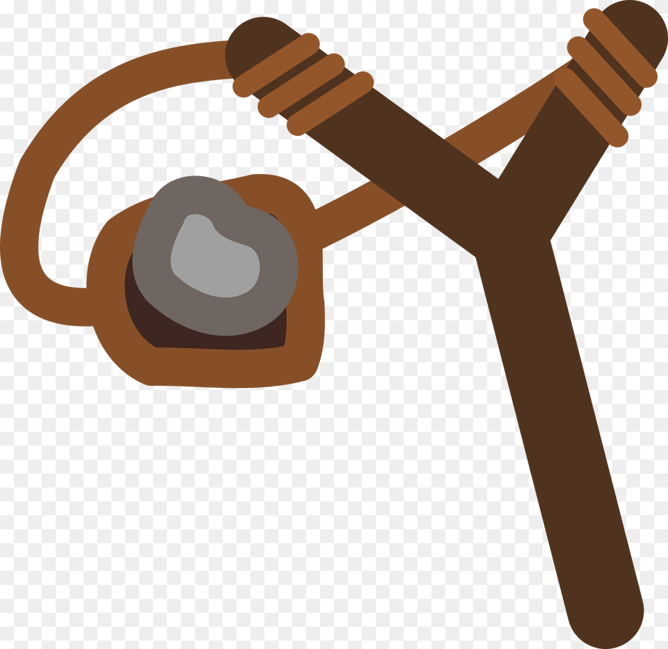 Slingshot With Stone In It Vector Clipart Dynamite, Weapon Png Image
