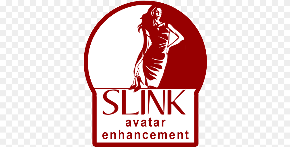 Slink Avatar Enhancement Logo Slink Mesh Body Logo, Advertisement, Adult, Female, Person Free Png