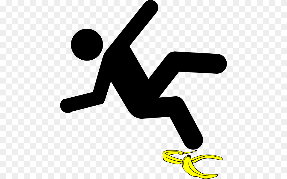 Slip Man Black Banana Clip Art Slip On Banana Peel, Appliance, Blow Dryer, Device, Electrical Device Png