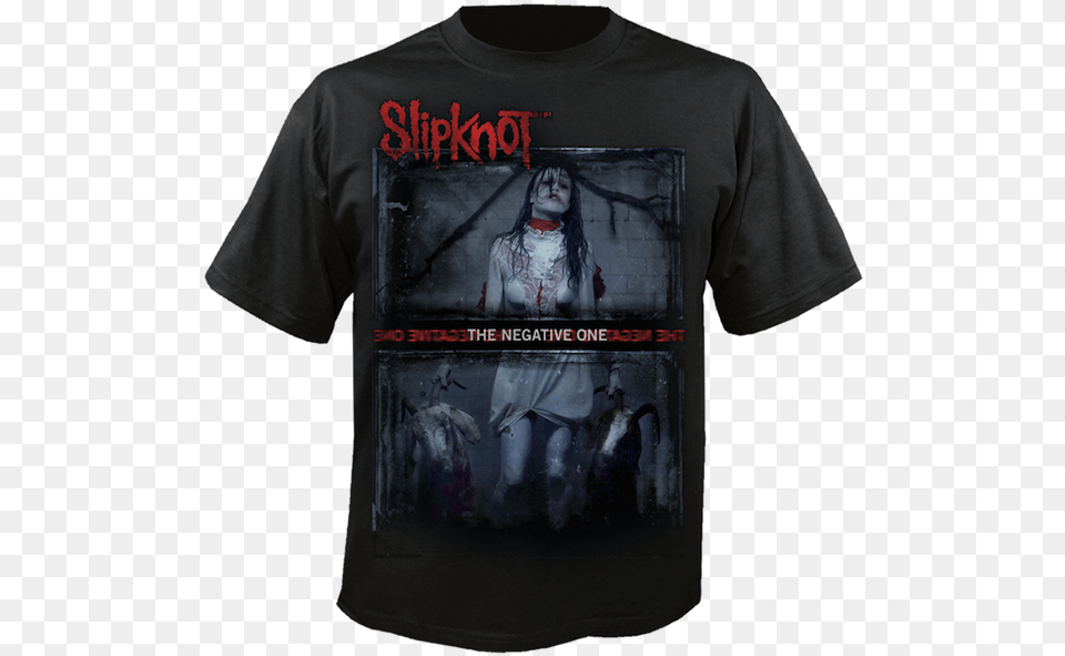 Slipknot Goats Girl I M A Wizard And That Looks Fucked Up, Clothing, T-shirt, Shirt, Person Free Png Download