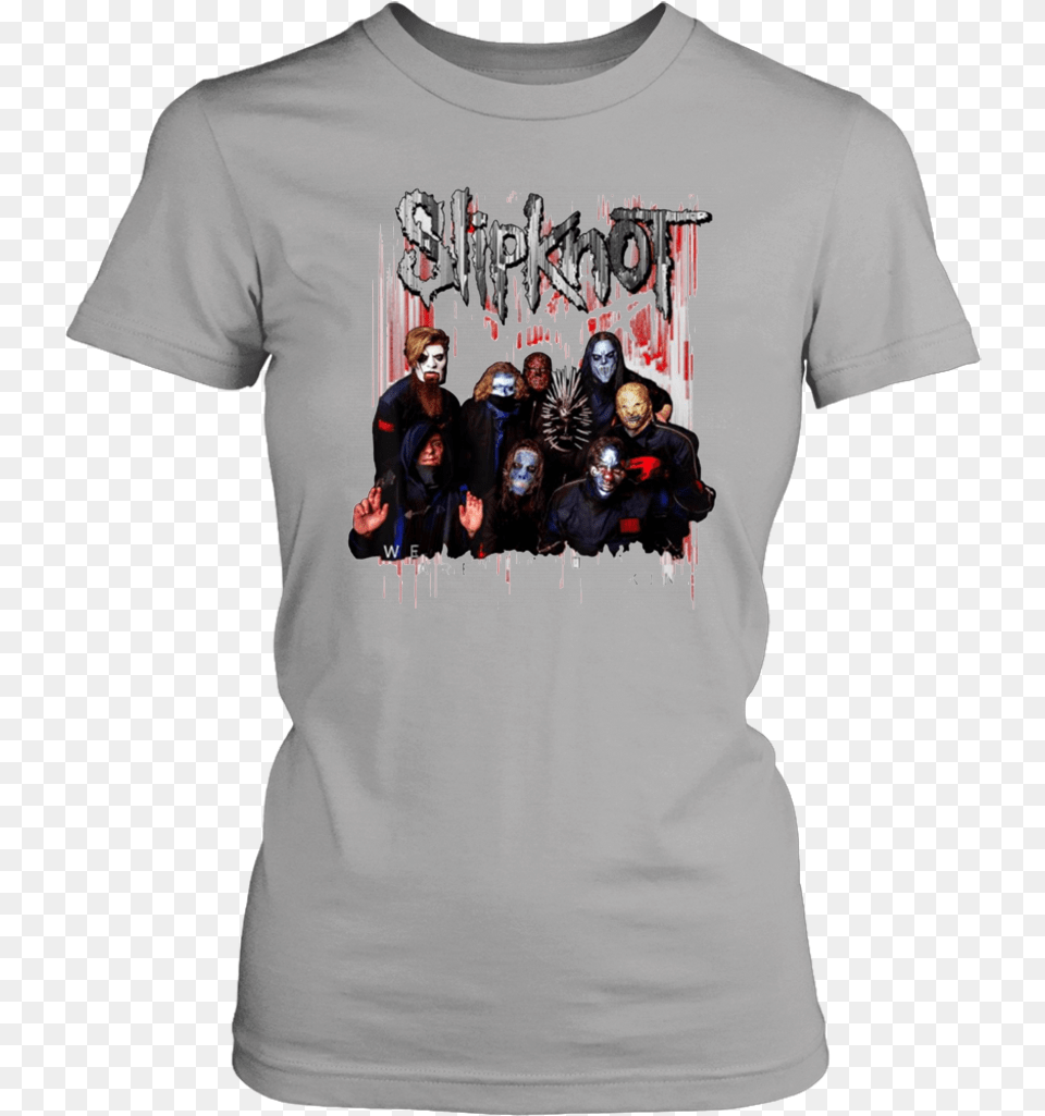 Slipknot Official We Are Not Your Kind Red Group T Shirt Harry Potter Halloween T Shirt, Clothing, T-shirt, Adult, Person Png Image