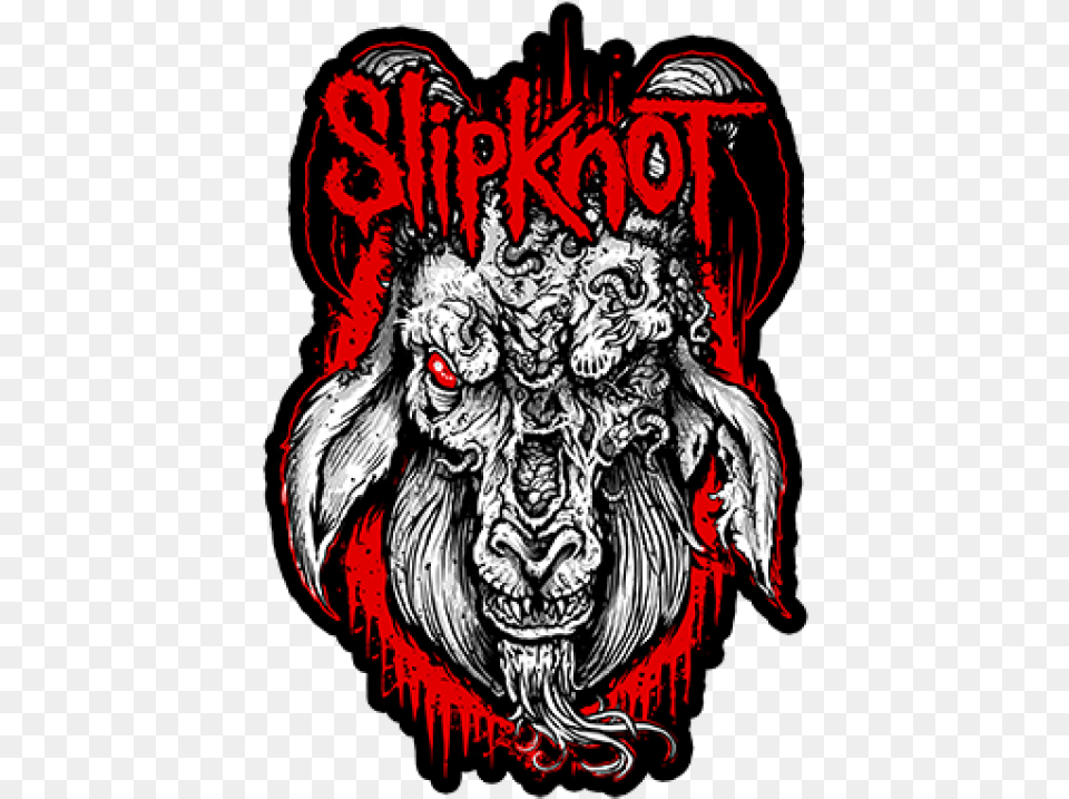 Slipknot T Shirt Download Slipknot Rotting Goat, Art, Wildlife, Mammal, Lion Png