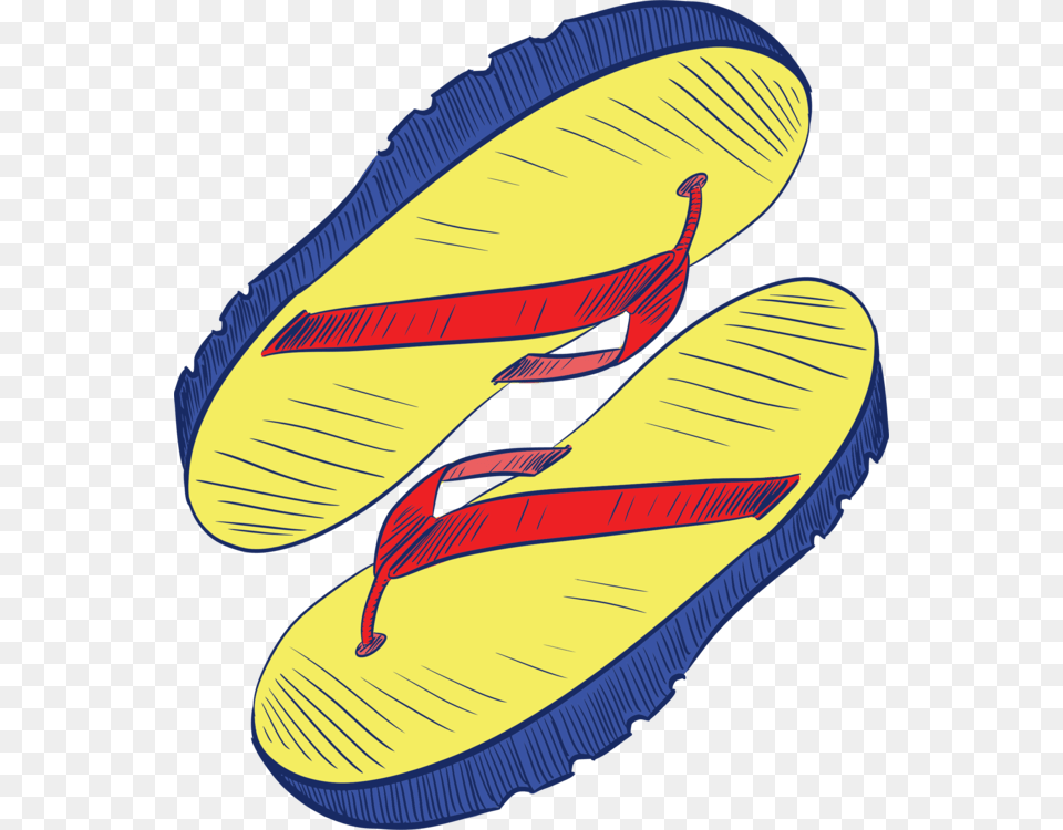 Slipper Flip Flops Sandal Shoe Footwear, Clothing, Flip-flop Free Transparent Png