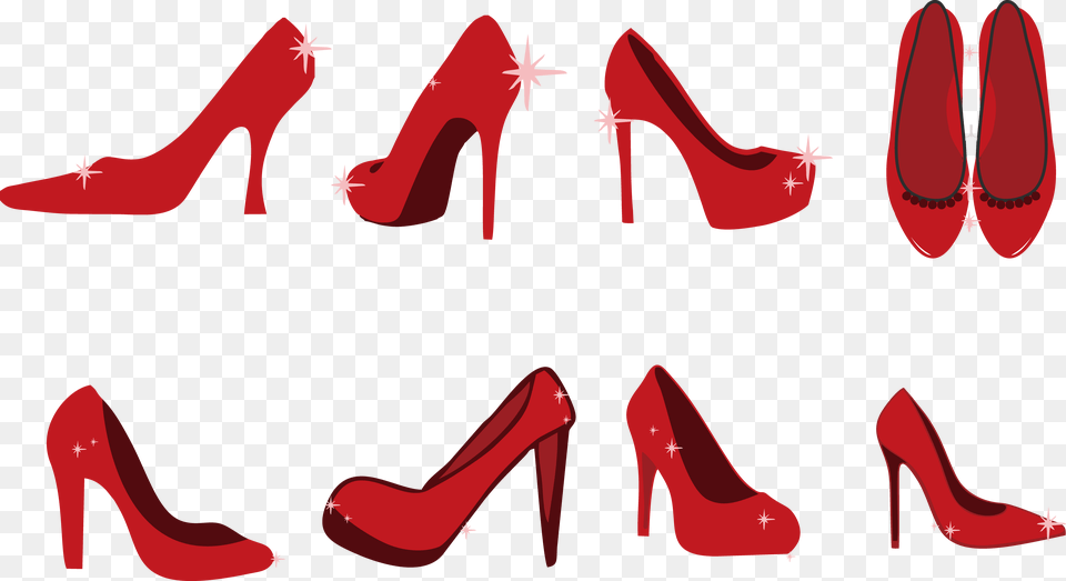 Slipper High Heeled Footwear Red Shoe Clip Art, Cosmetics, Lipstick, Clothing, High Heel Free Png Download