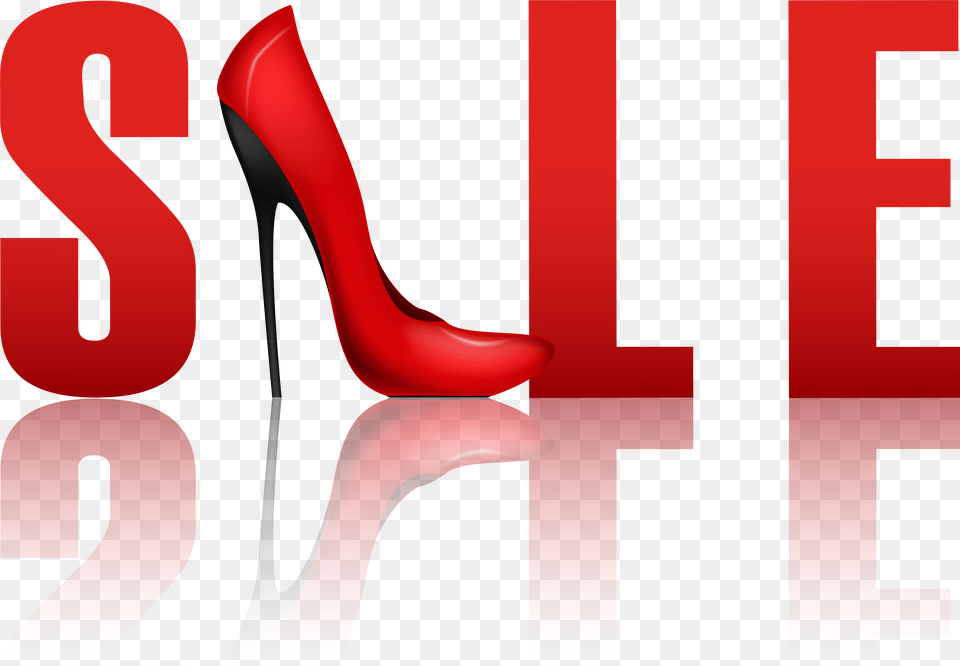 Slippers Clipart Red Stiletto Heel Sale, Text, Number, Symbol, Smoke Pipe Png