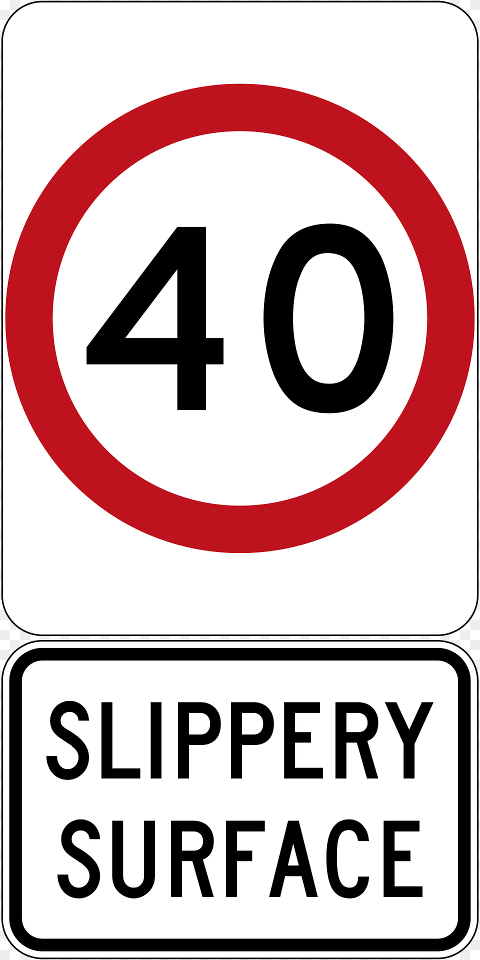 Slippery Surface Speed Limit Used In New South Wales Clipart, Sign, Symbol, Road Sign, Text Free Png