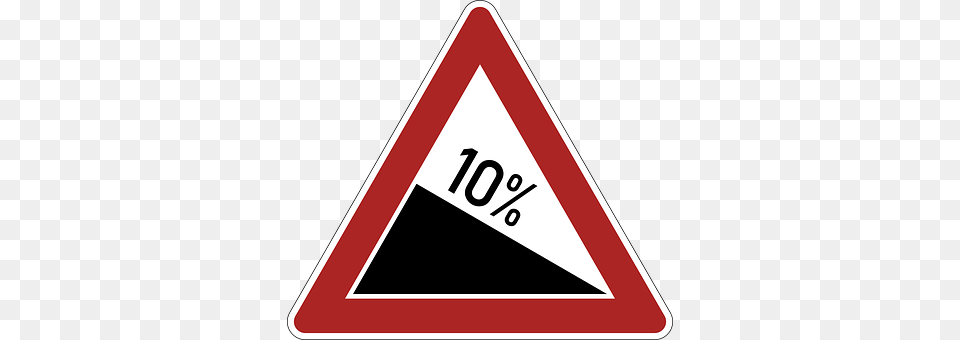 Slope Sign, Symbol, Triangle, Road Sign Free Png Download