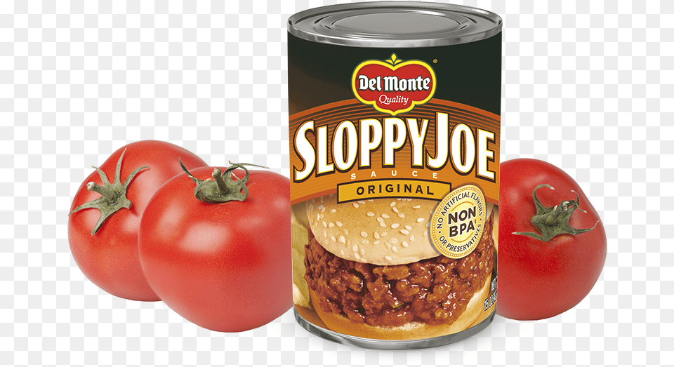 Sloppy Joe Sauce Del Monte Sloppy Joe Sauce, Burger, Food, Aluminium, Tin Free Png Download