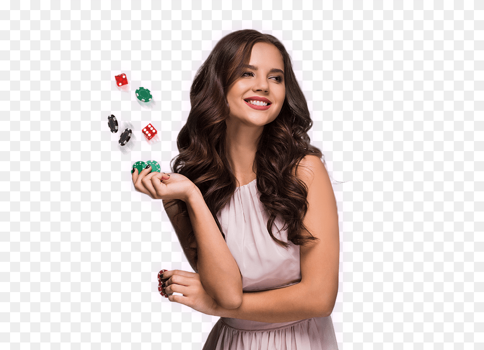Slot Girl Casino, Smile, Head, Happy, Photography Free Png Download