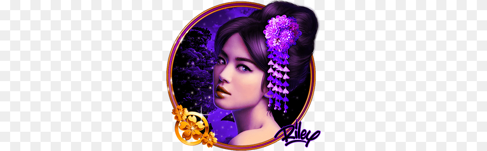 Slot Icon Designs Themes Templates Hair Design, Head, Purple, Portrait, Face Free Transparent Png
