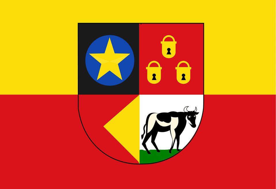 Sloten Nh Vlag Clipart, Symbol, Animal, Cattle, Cow Png Image
