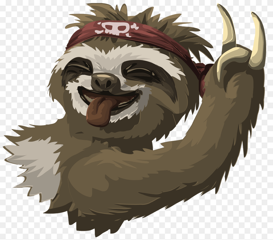 Sloth Clipart, Animal, Mammal, Wildlife, Fish Free Png