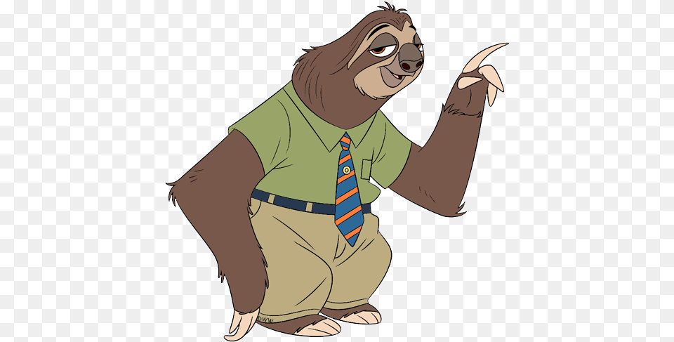 Sloth Disney Zootopia Clip Art Images Galore, Accessories, Tie, Formal Wear, Female Free Png Download