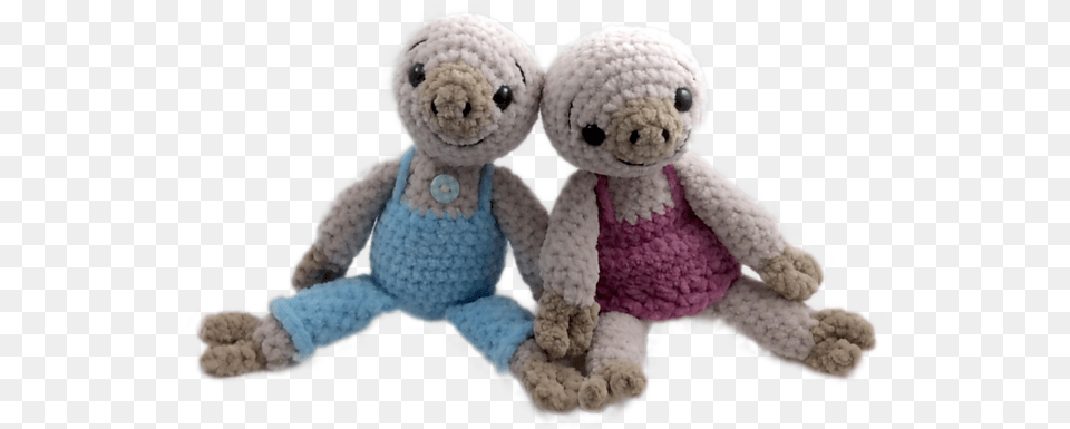 Sloths Pattern By Lonemer Creations Stuffed Toy, Plush, Teddy Bear Free Png Download