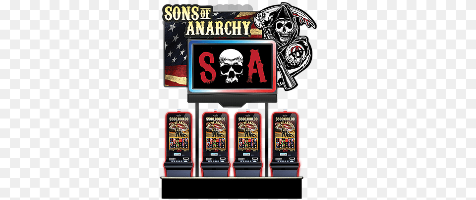 Slots 002 Sons Of Anarchy, Advertisement, Gambling, Game, Slot Free Transparent Png