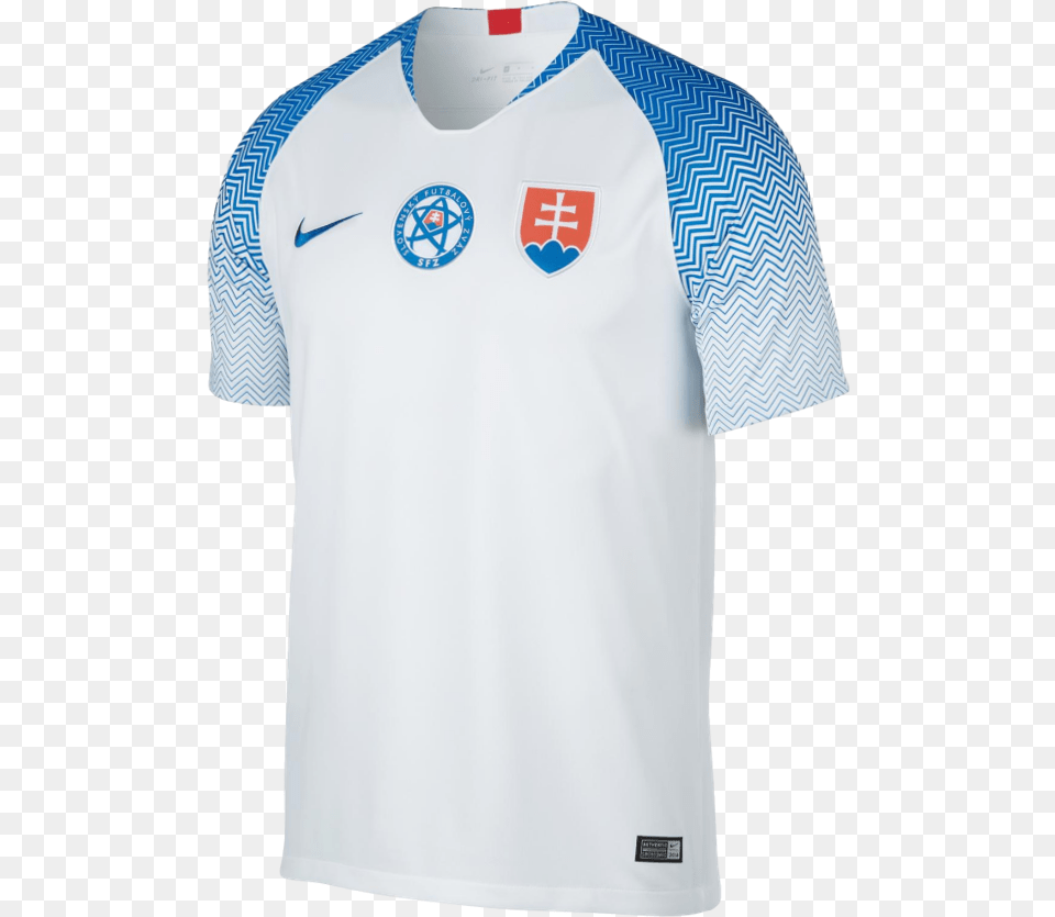 Slovakia 2018 Home Jersey Slovakia Shirt 2018, Clothing, Adult, Bib, Male Png
