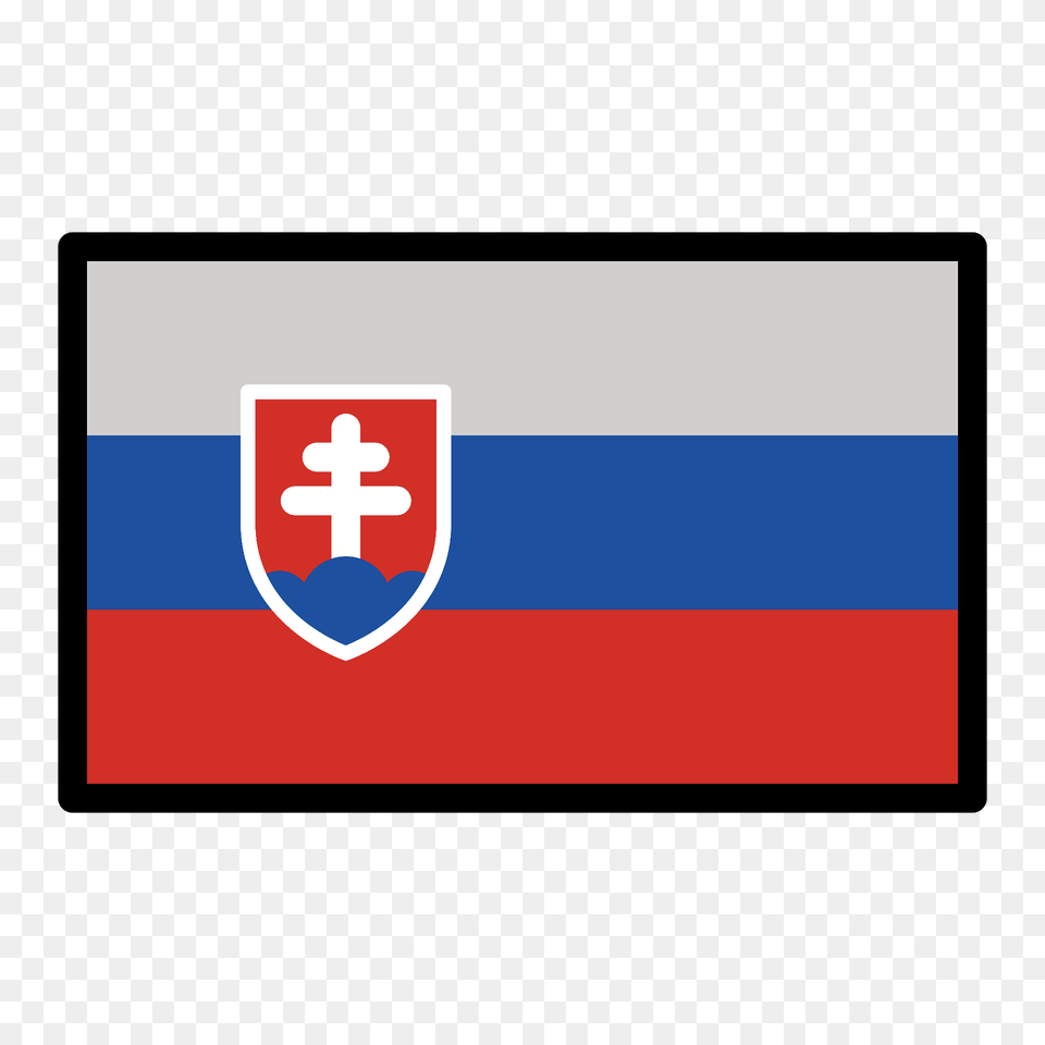 Slovakia Flag Emoji Clipart, First Aid, Logo Png Image