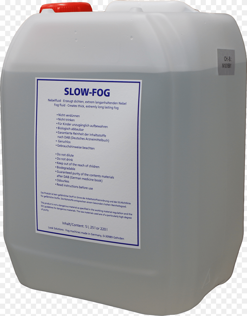 Slow Fog Fluid 5l Slow Fog, Jug, Water Jug Free Transparent Png