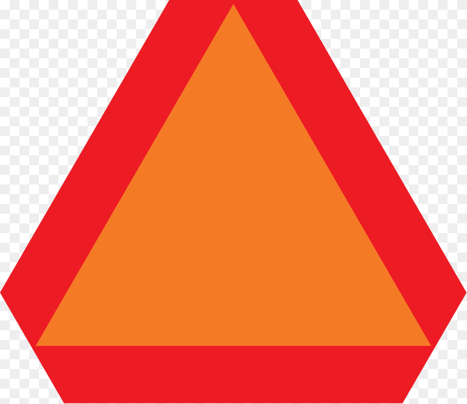 Slow Moving Vehicle, Triangle Png